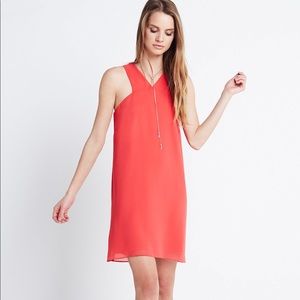 BCBG A line chiffon dress. Like new